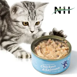 Private Label Kattenvoer Nat Ingeblikt Groothandel Ingeblikt Kattenvoer Meerdere Smaken Kattenbakvoer