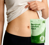 Patch transdermique apaisant pour les règles, couleur chair, doux pour la peau, frais et confortable, à la menthe, pour un soulagement optimal des douleurs menstruelles.