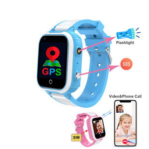 Reloj Inteligente para Niños Barato, Cuadrado, IP67, con GPS, Linterna Impermeable, Llamadas de Emergencia SOS, Videollamadas para Niños y Niñas DH9S - Product Image 1