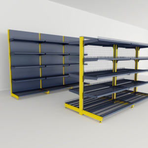 رفوف شبكية معدنية خفيفة الوزن - مثالية للسوبر ماركت والمتاجر الصغيرة ومحلات البيع بالتجزئة - Product Image 2