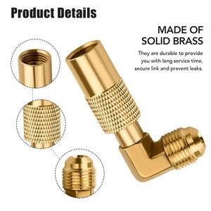 Áp Lực Thấp Propane Khuỷu Tay Adapter <span class=keywords><strong>3</strong></span>/<span class=keywords><strong>8</strong></span> "Nam Flare Phù Hợp Xoay Cho Blackstone 17-22 Inch Bàn Cắm Trại Nướng - Product Image 5