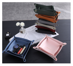 YY Ready Stock Leather <strong>Tray</strong> Organizer <strong>Dice</strong> <strong>Tray</strong> Jewelry Lipsticks Suppliers Coins For Key Office