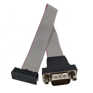 OEM ODM 2,54mm 2x8P IDC a 15P HDB DVI VGA hombre UL2651 AWG28 plana cable de cinta de la Asamblea - Product Image 3