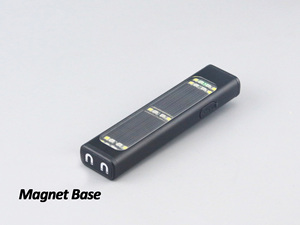 Cắm Trại phẳng năng lượng mặt trời năng lượng đèn Pin 800lm Hợp kim nhôm Túi Torch cơ sở từ tính có thể sạc lại làm việc ánh sáng cho sử dụng ngoài trời - Product Image 3