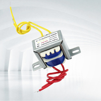 Transformateur d'alimentation EI 1W AC6V 12V 9V 12V 15V 24V à noyau en cuivre, entrée 220V, simple/double sortie