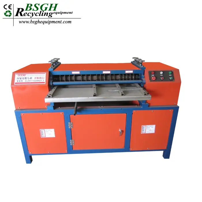 Máquina de reciclaje de radiador, acondicionador de BS-1200P, separador de radiador de aluminio y cobre, reciclable