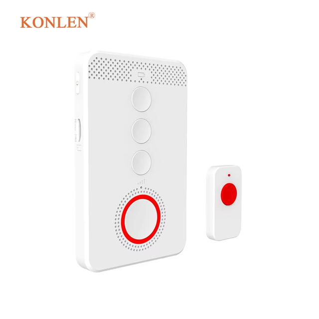 4G Elderly SOS Alarm Button Emergency Call Nursing Caregivers Patient Seniors ABS Material