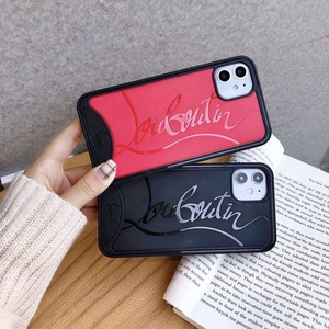 Marca de lujo 3D diseñador rojo silicona teléfono caso elegante INS estilos contraportada para iPhone 7 7 Plus 8 <span class=keywords><strong>X</strong></span> XS Max XR 11 Pro 12 Mini - Product Image 5