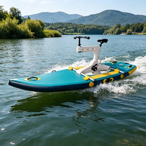 Vélos aquatiques gonflables SUP, vélo à pédales en métal, équipement de sport nautique portable, bateau électrique - Product Image 1