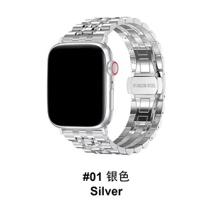 <span class=keywords><strong>Bracelet</strong></span> de montre pour <span class=keywords><strong>homme</strong></span>, <span class=keywords><strong>bracelet</strong></span> en acier inoxydable pour <span class=keywords><strong>Apple</strong></span> <span class=keywords><strong>Watch</strong></span> Series 76543 38 42 40 44 41mm 45mm - Product Image 3