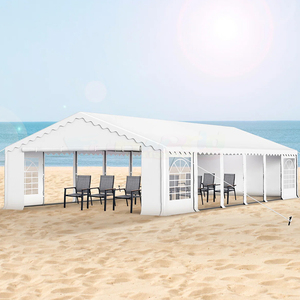 Tente de réception de luxe en aluminium robuste, tente de mariage extérieure blanche, chapiteau extensible pour événements en plein air, capacité 100 personnes - Product Image 5
