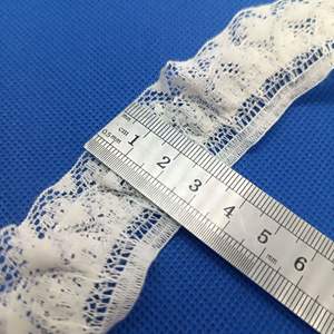 دانتيل جاكار قطني حريري 3.0، طبقة مزدوجة من جانب واحد، ناعم، إكسسوارات للملابس والدمى، يُستخدم لياقات وأكمام وحواف التنانير، دانتيل بأسلوب ريفي - Product Image 4