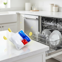 Détergent concentré écologique en capsules pour lave-vaisselle automatique, marque privée