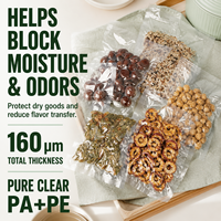 Sacs à thé hermétiques sous vide durables en film PA/PE/nylon 160 microns anti-humidité pour sachets de thé, café, herbes et épices pour supermarchés