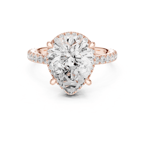 Anillo de Compromiso Premium Halo Solitaire con Diamante en Forma de Pera, Plata de Ley 925, 4.25 Quilates, Certificado IGI, para Bodas y Fiestas de Lujo, 2026 - Product Image 1