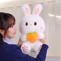 WPH mainan boneka kelinci buah Hare dengan PP katun pengisi 35/80cm tinggi untuk usia 2-14 hadiah uniseks