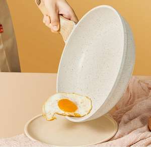 Juego de utensilios de cocina de aleación de aluminio de cerámica antiadherente de diseño moderno de gran oferta con tapa de vidrio, utensilios de cocina, ollas y <span class=keywords><strong>sartenes</strong></span> - Product Image 2