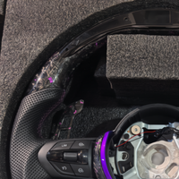 Volant en cuir perforé M Sport en carbone forgé pour BMW E90 E92 F20 F22 F30 F32 F36 F80 M3 F10 F11 F82 M4 F15 X5 F90 M5