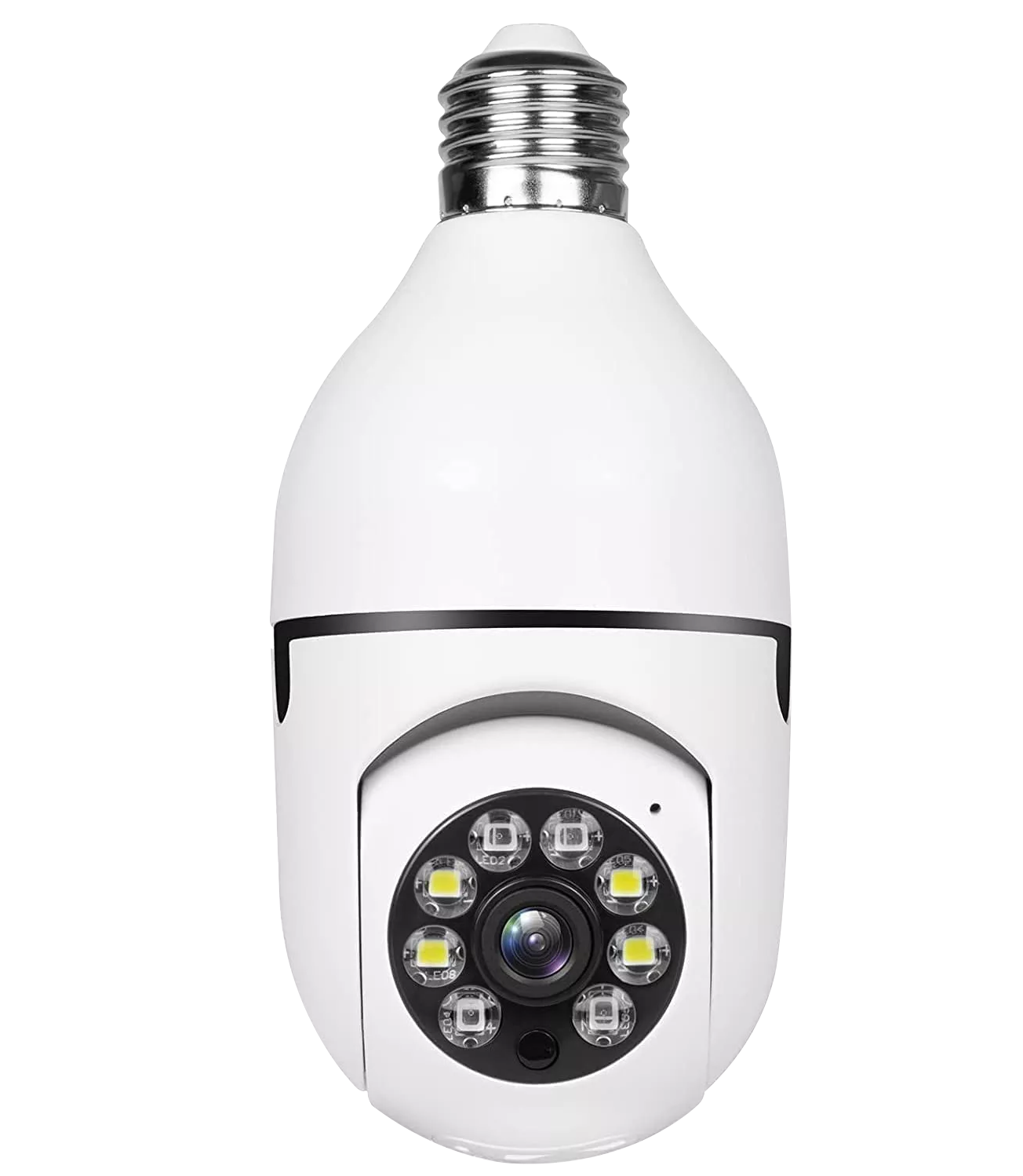 Home Light Bulb Lamp Wifi Camera 360 Degree Panoramic Wireless IR Security  VR Network Camera Mini CCTV Camera