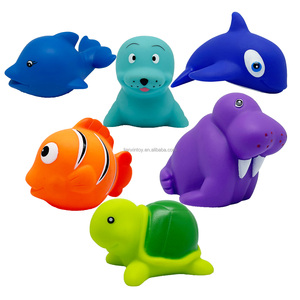 Juguetes <span class=keywords><strong>de</strong></span> Baño Marinos Libres <span class=keywords><strong>de</strong></span> Moha, Paquete <span class=keywords><strong>de</strong></span> 6, Sellados, Sin Agujeros, Juego <span class=keywords><strong>de</strong></span> Juguetes <span class=keywords><strong>de</strong></span> Baño para Bebés y Niños Pequeños, Animales Marinos - Product Image 1