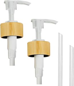 Atomizador de Bambú Negro 24/410 28/410 con Tapa de Rosca Antiderrames para Champú, Loción y Perfume - Product Image 2