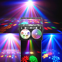 Nouveau projecteur LED 3-en-1 IP65 transfrontalier pour scène, avec télécommande vocale et stroboscope, lumière d'ambiance décorative