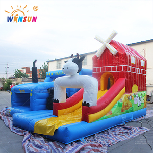 WINSUN Terrain <span class=keywords><strong>de</strong></span> jeux gonflable professionnel avec camion, accessoires <span class=keywords><strong>de</strong></span> jeux gonflables, château gonflable pour enfants - Product Image 4