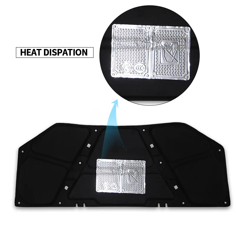 664000LBA0 Hot Selling Car Engine Hood Insulation Cover Bonnet Carbon Fibre for Hyundai Tucson Black Spare Parts Light Weight