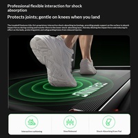 Tapis roulant compact électrique M7 pour la maison, entièrement pliable, moteur 3,0 HP, écran LCD, vitesse réglable, amortissement des chocs