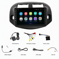 Lecteur multimédia GPS de tableau de bord Android 15 Octa Core avec USB pour Toyota RAV4 2007-2012 Autoradio vidéo