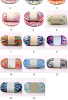 Charmkey Vente Chaude À La Main fil épais Élastique T-shirt Fil Pour Crochet À Tricoter À La Main 100% polyester Tissu fil