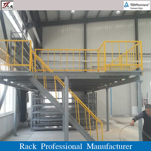 Plateforme de mezzanine en acier pour entrepôt, système de poteaux et poutres en acier durable, adapté à l'industrie - Product Image 6