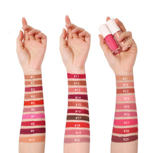 Rouge à lèvres végétalien liquide imperméable, 57 couleurs, étiquette privée, rouge à lèvres mat personnalisé, vente en gros - Product Image 5