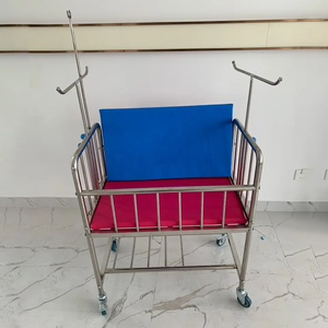 Prezzo di fabbrica nuovo nato bambino set di biancheria da letto blu <span class=keywords><strong>culla</strong></span> 304 in acciaio inox rosa letto bambino con 3cm materasso - Product Image 4