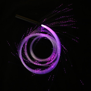 LED Plastic <b>Fiber</b> <b>Optic</b> Whip Bar Flashing <b>Light</b> Dance Rave Toys Orbit 360 Swivel EDM Flow Sparkle Wedding Birthday Trending - Product Image 4