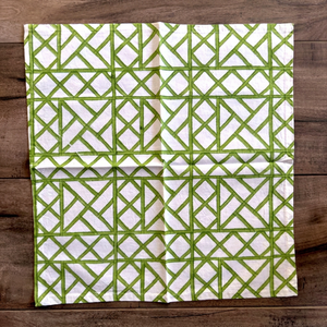 Modern Printed Handmade Indian Cotton Dinner Napkins for Wedding Event Party Home Restaurant - Product Image 1