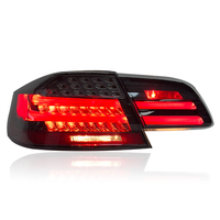 Feux arrière LED à lentille transparente SJC Auto pour Série 3 M3 E92 E93, ensemble de feux arrière