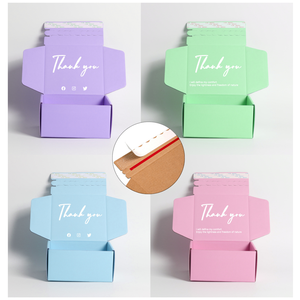 Tùy Chỉnh In Logo Pr Bao Bì Bưu Phẩm Vận Chuyển Di Chuyển Các Tông Sóng Hộp Giấy Cho Quần Áo Phù Hợp Với T Áo Sơ Mi May Mặc - Product Image 4