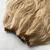 Extensions de cheveux Genius Weft Double Drawn bouclées et ondulées à trame invisible, vente en gros sans droits de douane