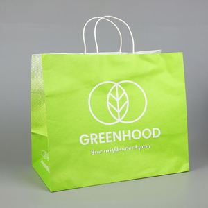 Bolsa de Papel Kraft Biodegradable al por Mayor, Bolsa de Regalo con Tamaño e Impresión Personalizados - Product Image 6
