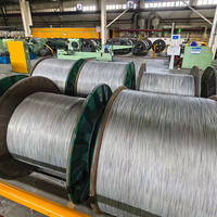 Alambre de Acero Revestido de Aluminio Estándar ASTM B502 de 3.5 mm, Alambre ACS para Cable de Alimentación