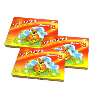 थोक 8-रंग प्लेआटा दीदी किट बच्चों के लिए पर्यावरण अनुकूल नरम गैर विषैले मॉडलिंग मिट्टी - Product Image 6