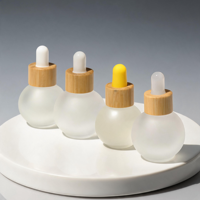 Nouveautés 2022 : Flacon compte-gouttes sphérique unique de 20 ml en verre pour huiles essentielles, parfums et cosmétiques