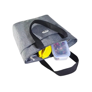 Sac fourre-tout portable en nylon recyclé avec fermeture éclair, lavable en machine, imperméable, pour le shopping, les voyages, le sport, les jouets, la plage - Product Image 4