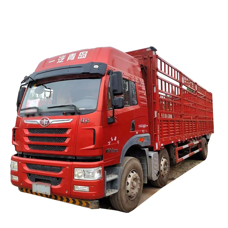 2018 year FAW 336HP 25 Ton 12 wheels Used Diesel Cargo Truck for sale