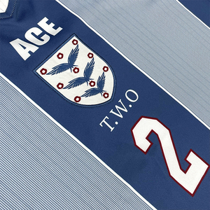 เสื้อฟุตบอลวินเทจปักลายพิมพ์ซับลิเมชันสไตล์สตรีท - Product Image 6