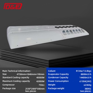 Aire Acondicionado Portátil Integrado para Autobús de 8m-11m, Sistema de Refrigeración para Autocar - Product Image 4