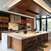 Armoires de cuisine de style italien de haute qualité, design de maison entière de haute qualité, armoires de cuisine prêtes à l'emploi
