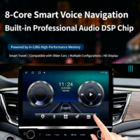 Dingwei Version 4G Écran 10 pouces avec cadre, bouton rotatif, haute définition, Android 12.0, grand écran, Octa-core, Navigation DVD universelle