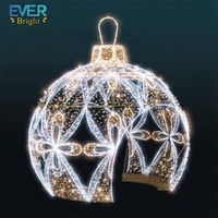 Arche lumineuse de Noël 3D géante pour extérieur, motif LED étanche pour rue, décoration de fêtes